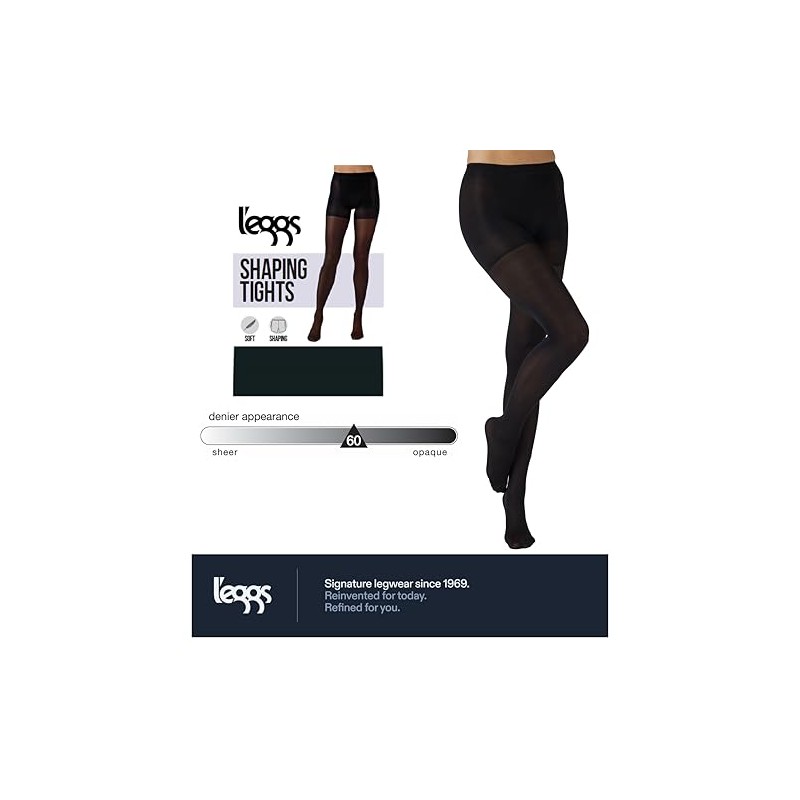 L'eggs Women's Shaping Tights Q00J65 1 Pair