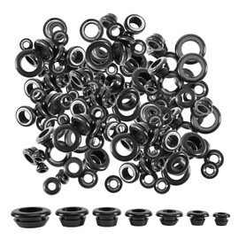 Pack of 70 Rubber Grommets - Cable Grommet Waterproof Rubber - Cable Grommet Sealing Plugs for Cable Passage Grommets - Conductor Seal Ring for Cable Protection (7 Sizes)