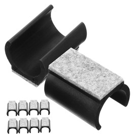 OSALADI 30pcs U-Shaped Felt Chair Leg Pads for Floor Furniture Glides Noise-reducing Cushioning for Chairs Sleds and More for Hardwood Floors