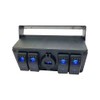 Riloer 4 Gang Rocker Switch Panel With 4.8 A Dual