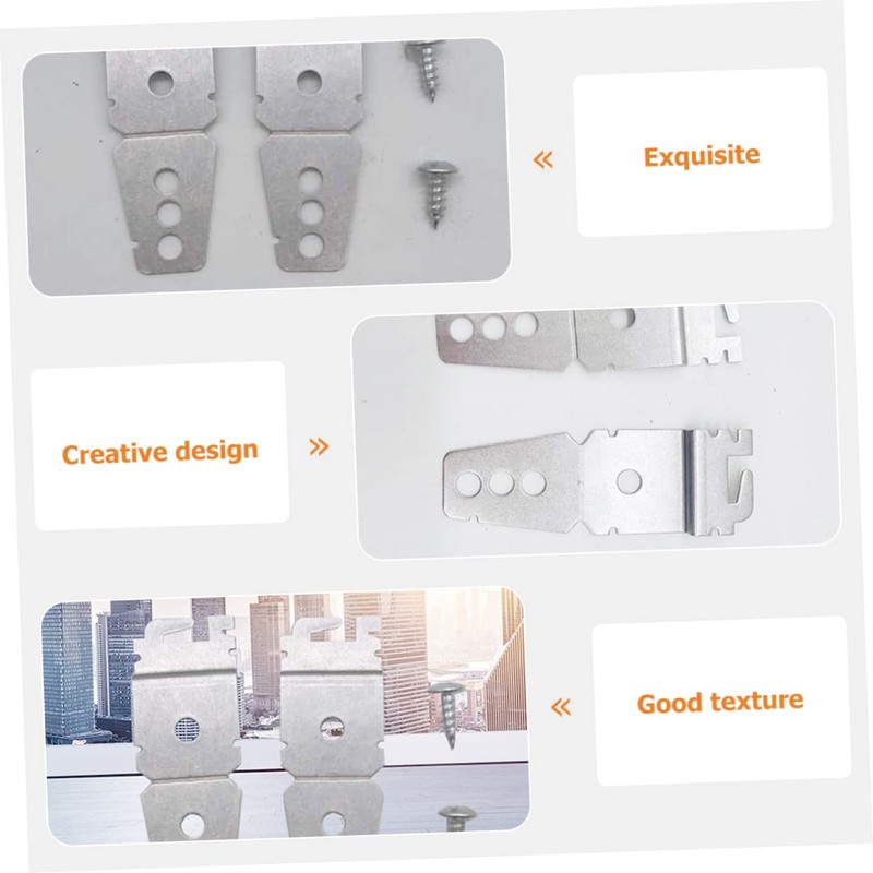 CAXUSD Sturdy Dishwasher Mounting Brackets for Granite Countertop Iron Dishwasher