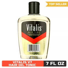 Vitalis V7 Hair Oil Tonic - 7 fl oz for Neat, Well-Groomed, Healthy-Looking Hair