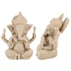 Sandstone Resin Indian Ganesha Elephant God Statue Fengshui Buddha Sculpture