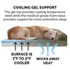 Furhaven Cooling Gel Dog Bed for Large/Medium Dogs w/ Removable