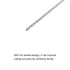 sourcing map Spiral Drill Bits Metal Micro Drill Bits HSS