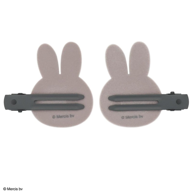 SHOBIDO Miffy Flocked Die Cut Bangs Clip MF46385 Dick Bruna