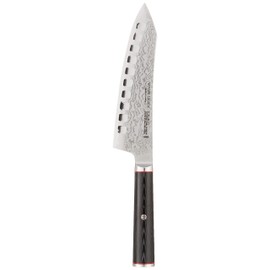 Miyabi Kaizen Hollow Edge Rocking Santoku Knife, 7-inch, Multi