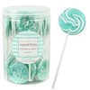 Aqua Light Blue Lollipops, 24 Pack, Blue Suckers, Blue Lollipops