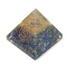 Beverly Oaks Charged Chakra Orgonite 2.25" Pyramid Crystals Lapis Lazuli