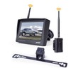 Wireless Backup Camera System with 4.3 inch Split Screen, IP69K