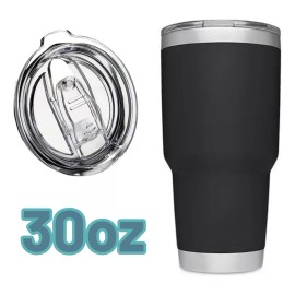 Tapa Transparente Para Vaso 30oz Deslizante No Se Derrama