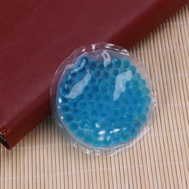 TOVINANNA 8pcs Reusable Round Cold-hot Packs for Recovery Physiotherapy and Breastcare Blue for Injuries and Engorgement