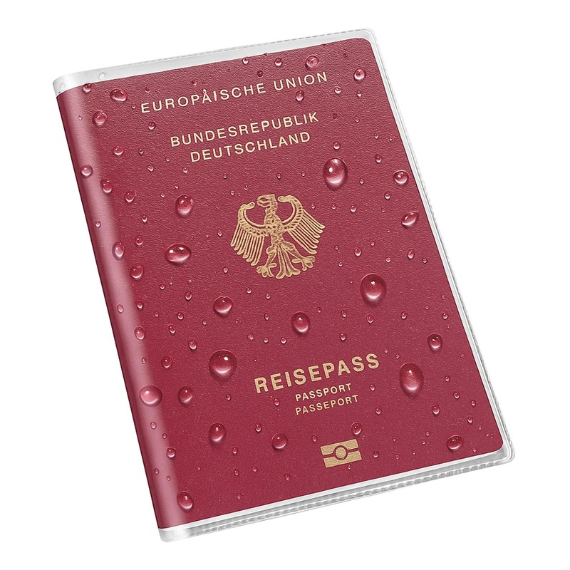 Clear Passport Cover, Waterproof Passport Protector Case, Vinyl Transparent Travel