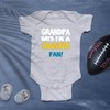 NanyCrafts Baby's My Grandpa Says I'm a Chargers Fan Bodysuit