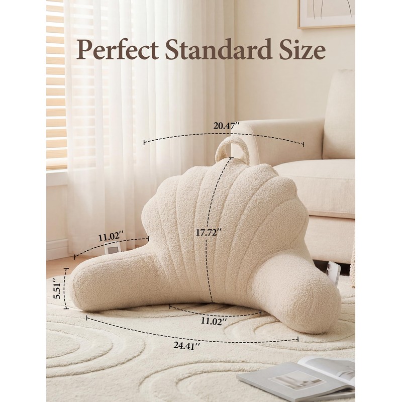 Yoofoss Reading Pillow for Bed Sitting up, Backrest Pillows with