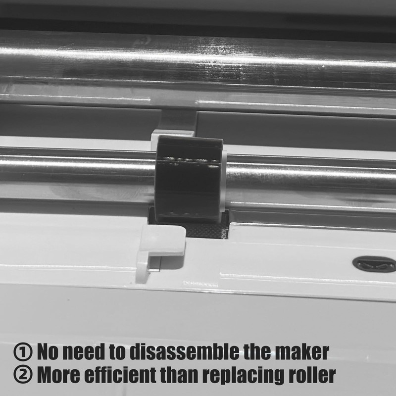 12-Pack Retaining Clip Rings Compatible with Cricut Maker Rubber Roller