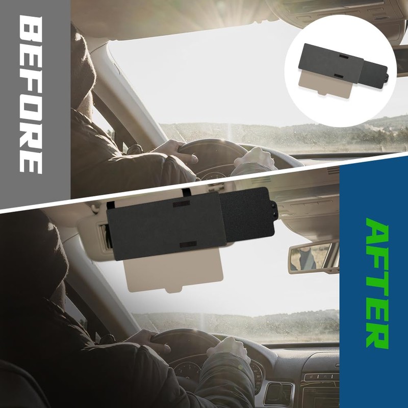 Sun Visor Extender for Car, Polarized Car Visor Extender with
