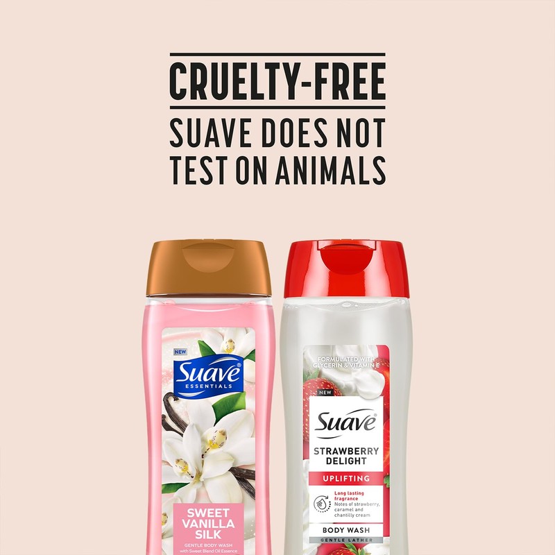 Suave Body Wash Variety 2-Pack – Sweet Vanilla Silk &