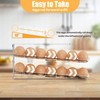 SMRCAD SMRCAD Egg Holder for Fridge, Automatic Steady Rolling Egg