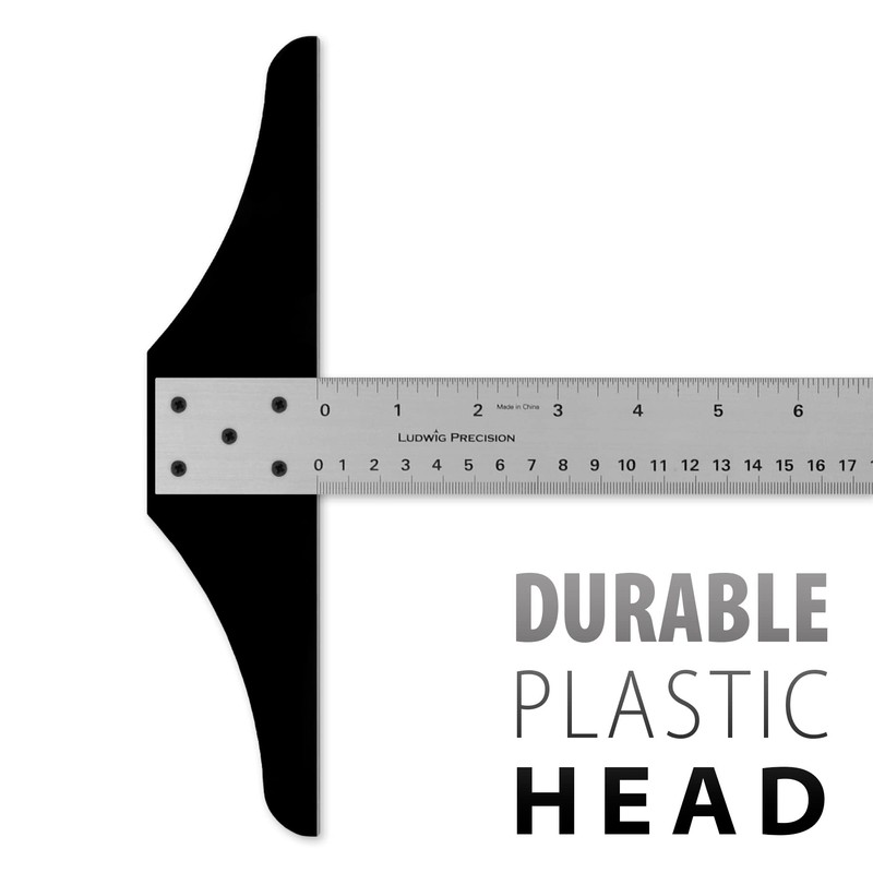 Ludwig Precision Heavy-Duty Aluminum T-Square for Art, Framing & Drafting,