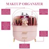 Paris Hilton Makeup Storage Organizer with Lid, Cosmetics and Skincare