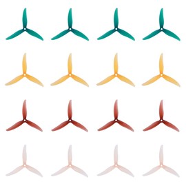 Gemfan F4S Freestyle 4S (5.1x3.6x3) Durable 3-Blade PC Props for FPV RC Quadcopter Drone 16pcs 8CW 8CCW
