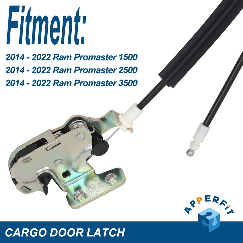 APPERFiT Rear Cargo Door Latch-Left-Lower 68226089AC Compatible with Dodge Ram