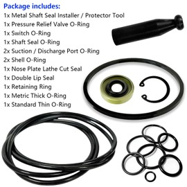 BIGLKNM Reseal Kit for GM R4 AC Compressor Includes Seal O-Ring Shaft Seal Installer Tool
