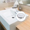Pack of 6 Sink Overflow Covers, Sink Overflow Rings, Overflow