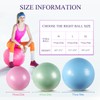 Honoson 3 Pcs Exercise Ball Large Yoga Ball Pregnancy Ball