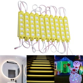 niccryle LED Strip Light, 100pcs LED Module DC12V 1.44W Replacement Lights for Inflatables IP65 Waterproof Decorative Lighting for Advertising Sign