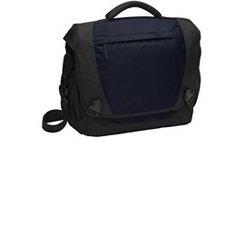 Port Authority Luggage-and-Bags Computer Messenger OSFA Dark Steel Blue