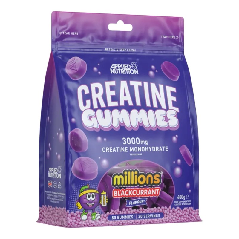 Applied Nutrition Gummies Creatina 3000 Mg 80 Gomitas 20 Servicios