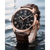 Hannah Martin Men's 6 Hand Multi Function Watch with Date