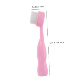 Ipetboom Facial Cleansing Brush Blackhead Removal Tool Exfoliating Washcloth Face Scrubber Brush Manual Beauty Tool