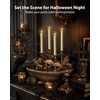 Homemory Rechargeable Waxy Flameless Taper Candles, 9.6 Inches LED Candle