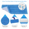 Vicloon Mop Pads for Flash Powermop, 6 PCS Microfiber Mop