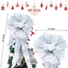 Christmas Tree Topper, 13 x 34 Inch Large Toppers Bow