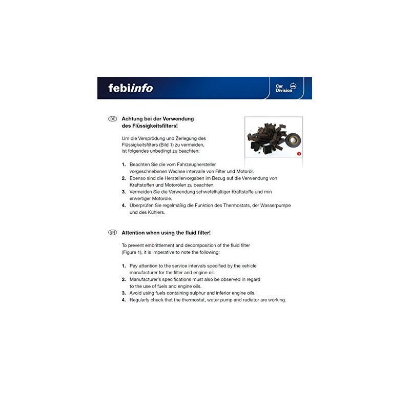 Febi 37319 Oil Filter