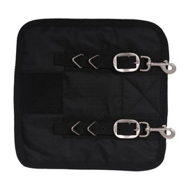 QHP Quick Release Breast Extension for Horse Blankets (Black), One Size
