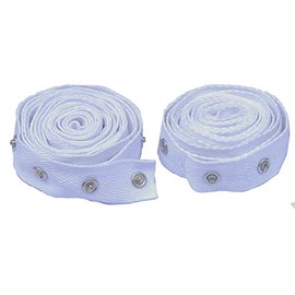 4 Yards White Sewing Snap Tape Metal Snap Buttons Zipper Fasteners Replacement