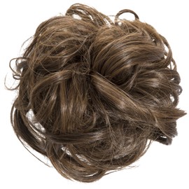 New Scrunchy Bun Up Do Hair Piece Hair Ponytail Extensions Curly 37385 Large Scrunchie-4/27