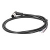 M12 Connector Cable 4 Pin Shielded Right Angle Waterproof Aviation