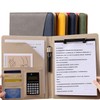 Tissting A4 Clipboard Folder, Leather Business Document Case Bag Portfolio