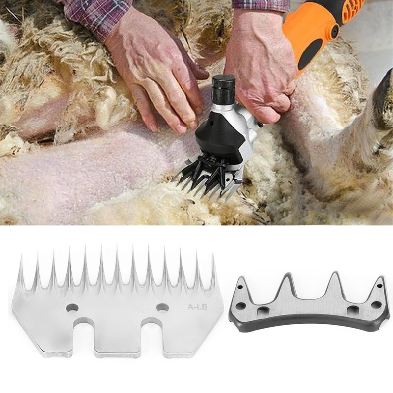 Stainless Steel Sheep Clippers Blade High Hardness Cutting Shearing Cutter