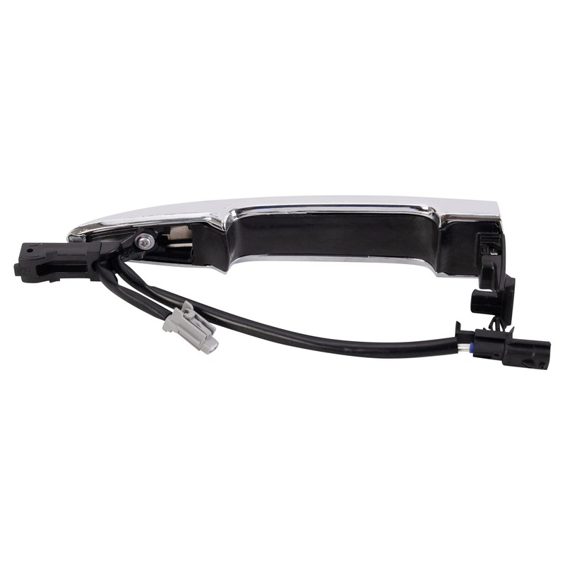 TRQ Exterior Door Handle Chrome Compatible with 2011-2017 Nissan Leaf