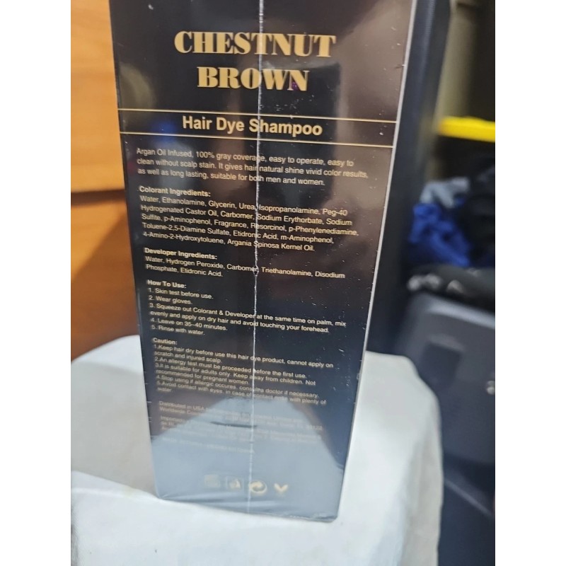 Eternal Spirit Beauty hair dye shampoo chestnut brown