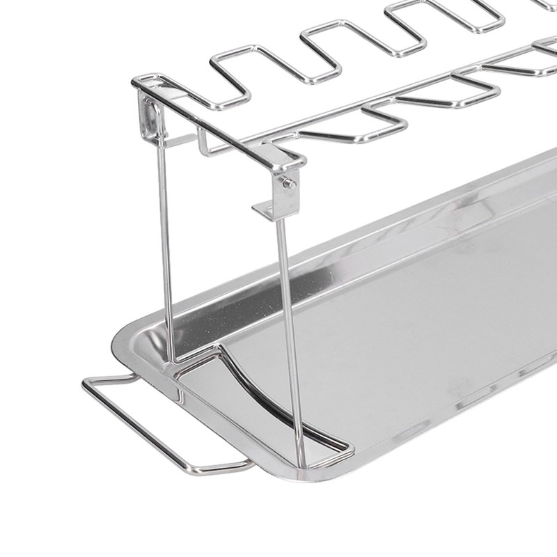 Chicken Wing Leg Rack Stainless Steel Foldable BBQ Rack Portable
