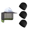 TCCFCCT Hard Hat Sun Shade, Full Brim High Visibility Hard