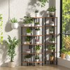 Homedawn Corner Shelf, Corner Bookcase, Industrial 6-Tier Square Shelf Stand